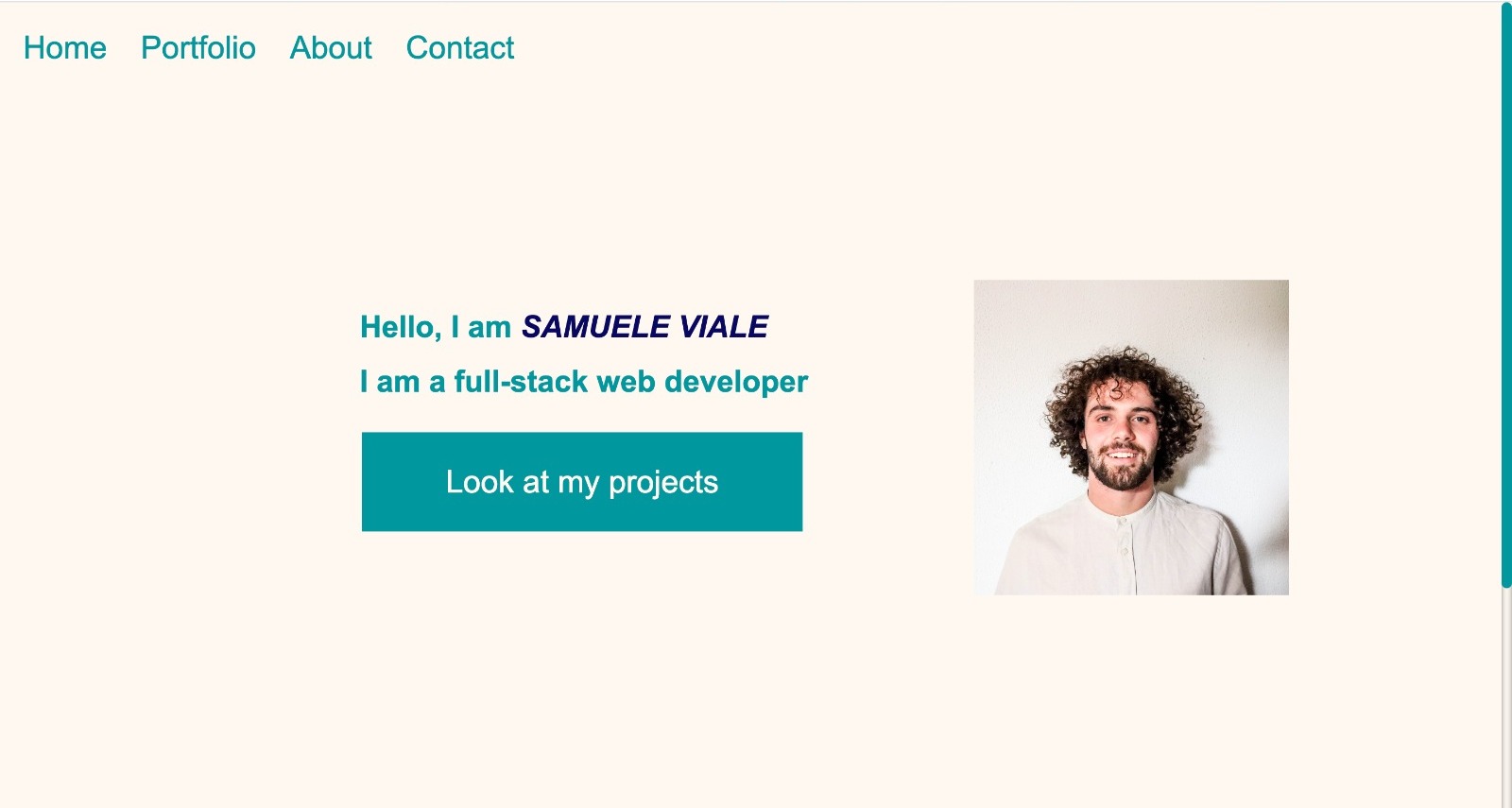 My website screenshot